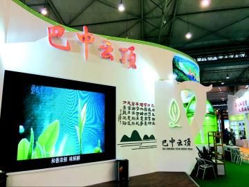&ldquo;巴中云頂&rdquo;展廳一角。
