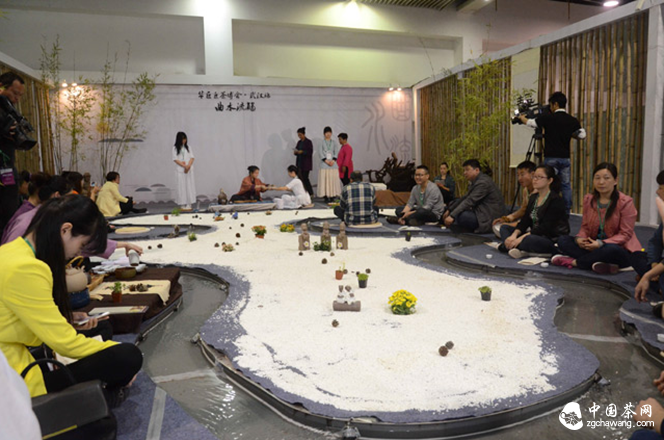 武漢茶博會曲水流觴